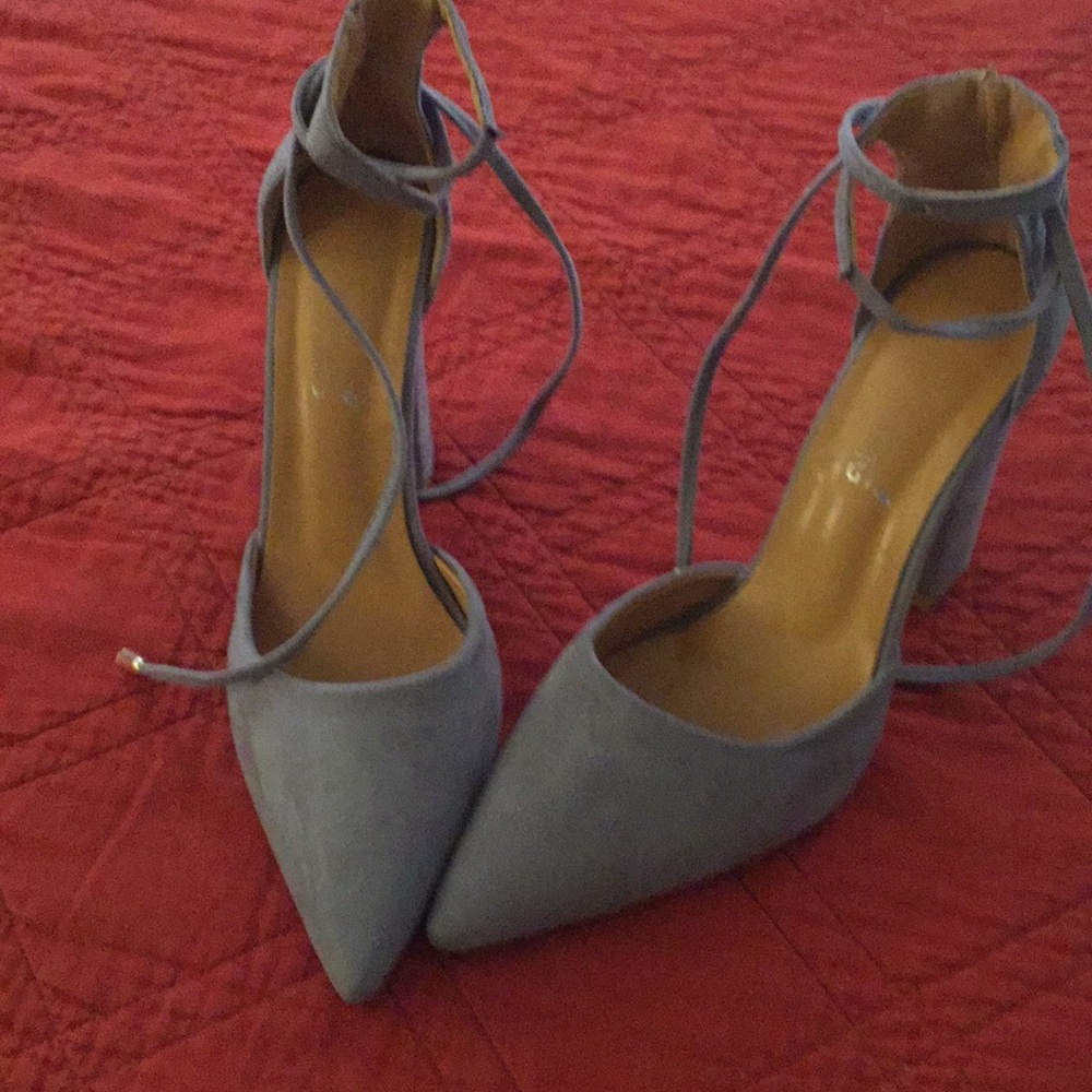 Grey heels size 38/8